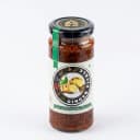 Ginger Pickle — Andhra Store sealed glass jar on white background, hygienically packed