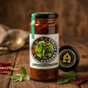 Gongura Pickle — Andhra Store glass jar, front view