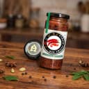 Red Chilli Pickle — Andhra Store glass jar, front view