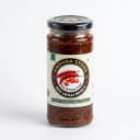 Red Chilli Pickle — Andhra Store sealed glass jar on white background, hygienically packed