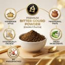 bitter gourd powder infographic — traditional recipe, no preservatives, handcrafted Andhra style