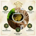 moringa leaves podi infographic — traditional recipe, no preservatives, handcrafted Andhra style