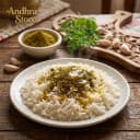 moringa leaves podi serving suggestion — South Indian breakfast or meal with ghee