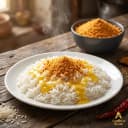 sesame seeds podi serving suggestion — South Indian breakfast or meal with ghee