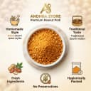 peanut podi infographic — traditional recipe, no preservatives, handcrafted Andhra style