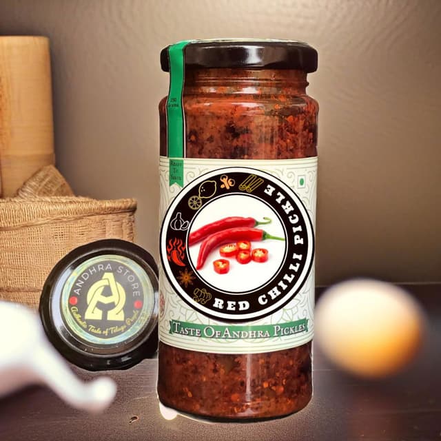 Red Chilli pickle — authentic Andhra style